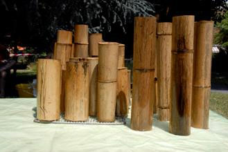 Alignement de bambous