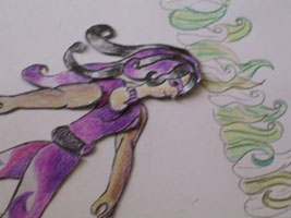 Un personnage en carton